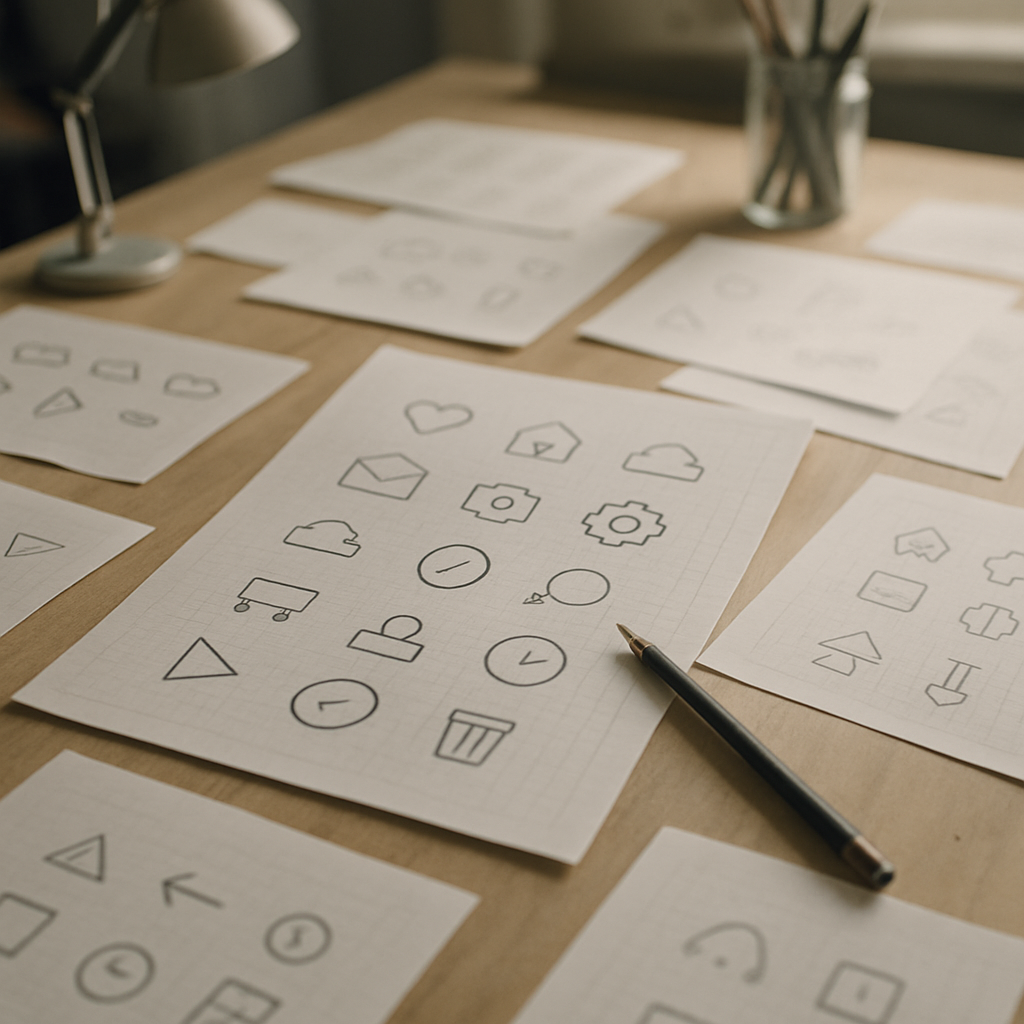 Icons in Interfaces: Why Recognition Beats Cleverness Every Time